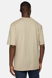 Camiseta de algodón, Taupe, hi-res