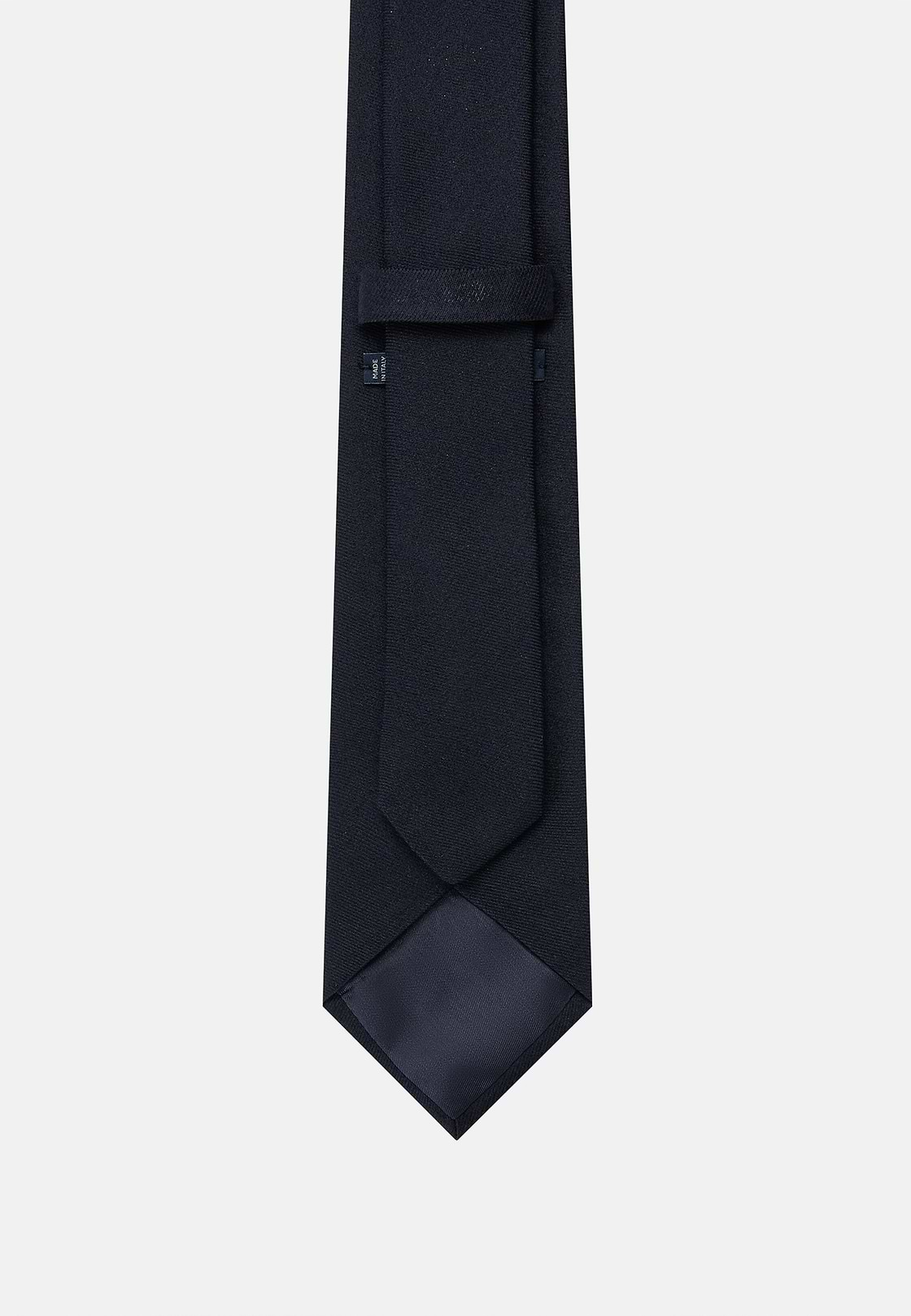 Wool Blend Tie, Navy blue, hi-res