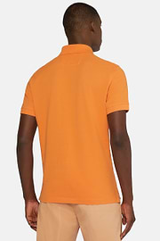 Cotton Piqué Polo Shirt, OCHRE, hi-res