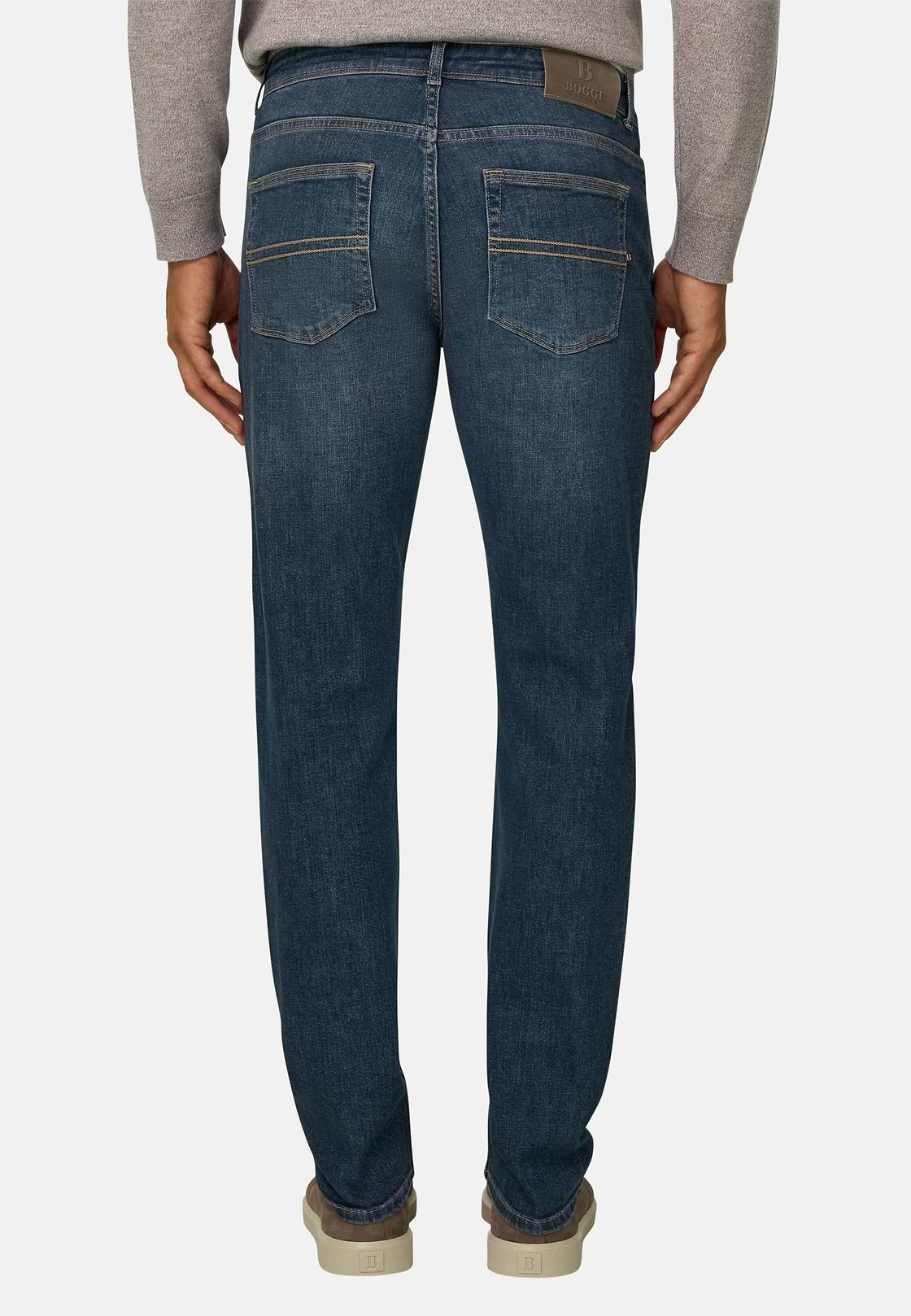 Jeans in Stretch Denim Blue, Medium Blue, hi-res, 5