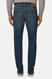 Jeans in Stretch Denim Blue, Medium Blue, thumb, 5
