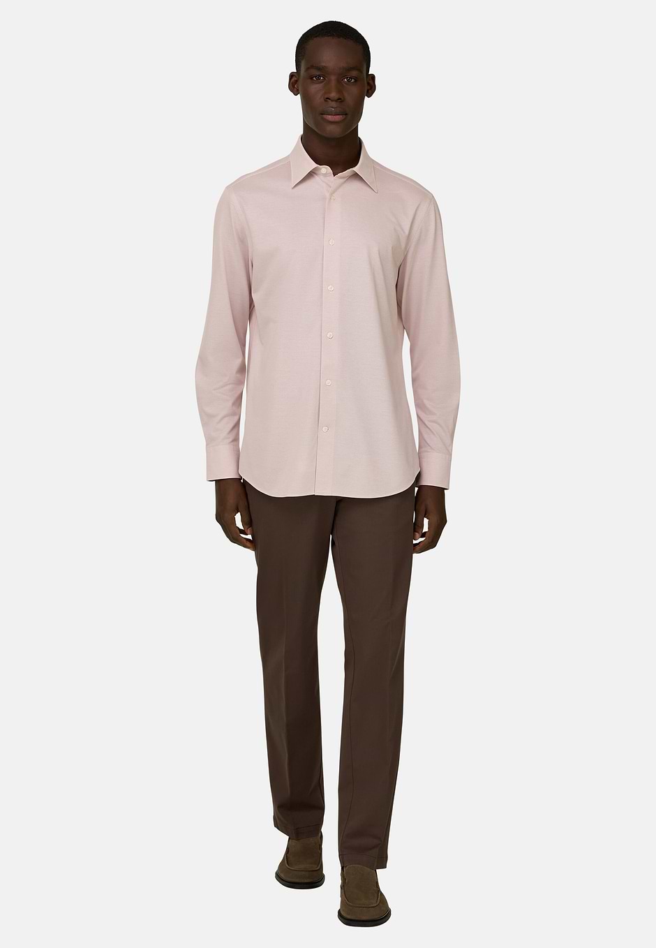 Camisa Estilo Polo De Punto Japonés Regular Fit, Red, hi-res