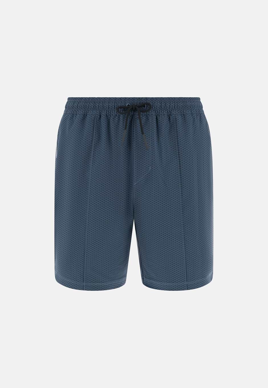 Swimsuit In Printed Technical Fabric, Air-blue, hi-res