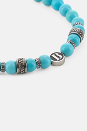 Edelstahl-Armband Mit Sodalith-Perlen, Hellblau, thumb, 2