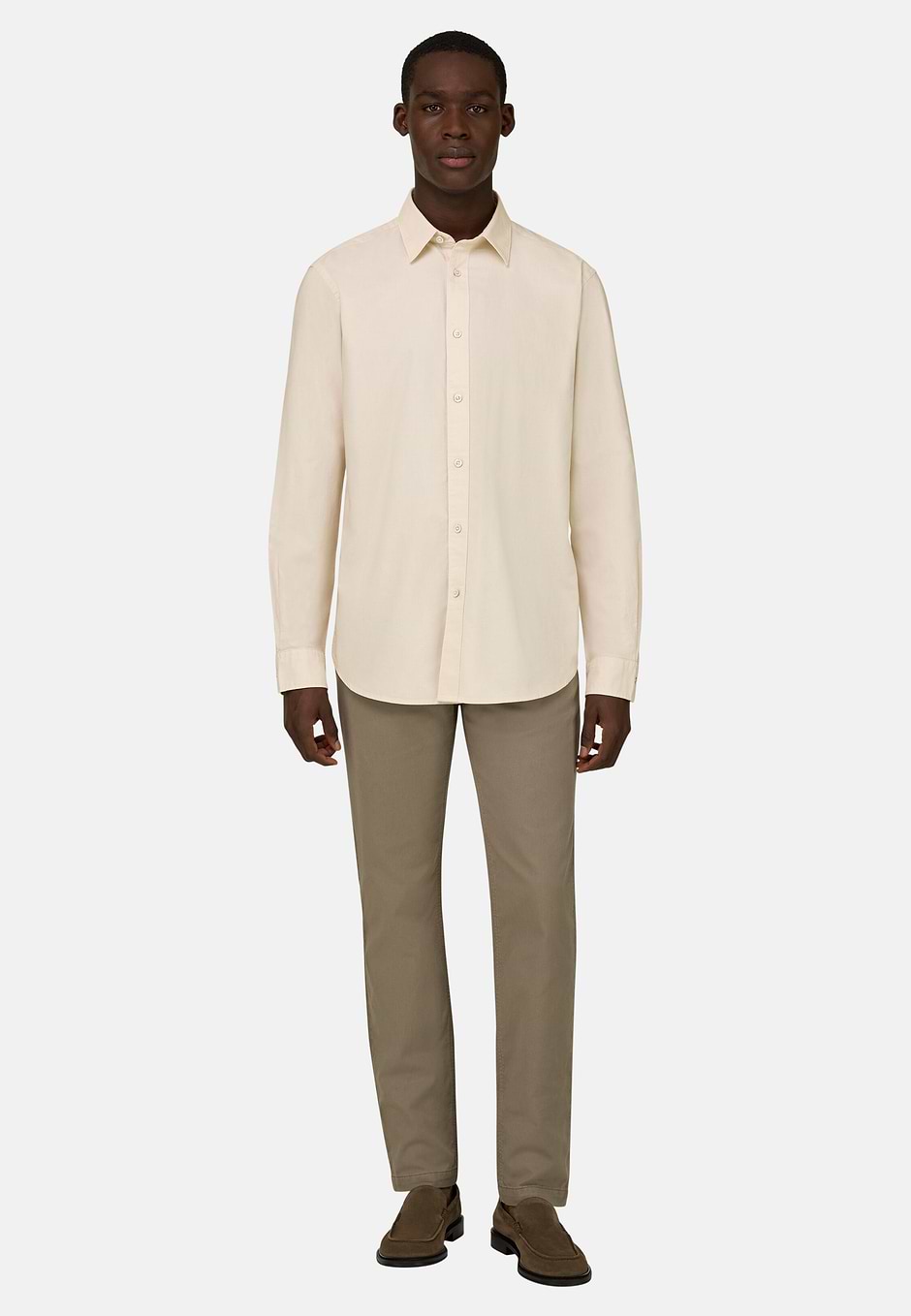 Regular Fit Oxford Cotton Shirt, Sand, hi-res