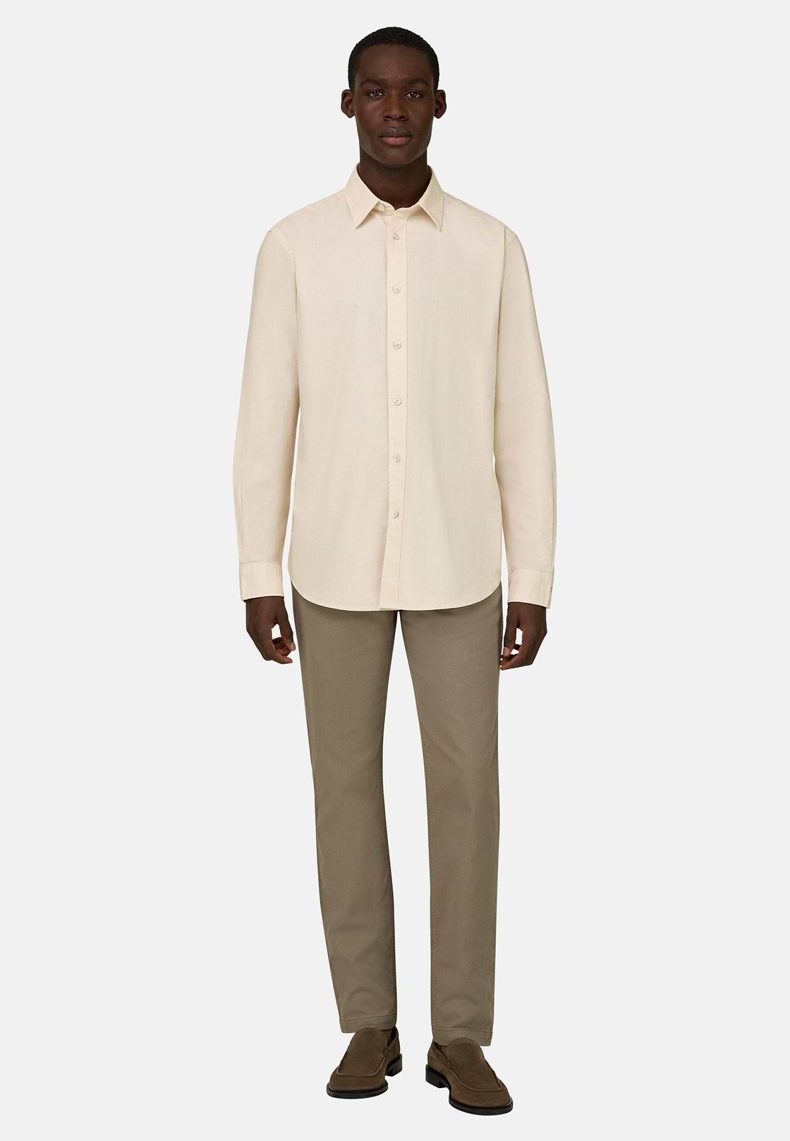 Hemd Aus Oxford-Baumwolle Regular Fit, Sand, hi-res, 2