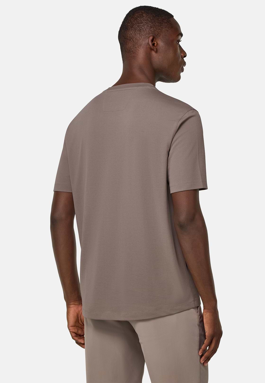 T-shirt En Piqué Performant S.Cafè®, Taupe, hi-res