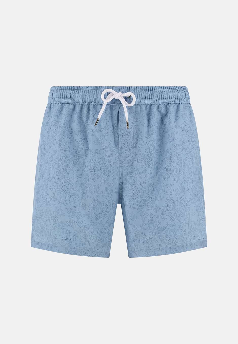 Badehose Mit Paisley-Druck, Hellblau, hi-res