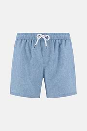 Badehose Mit Paisley-Druck, Hellblau, thumb, 4