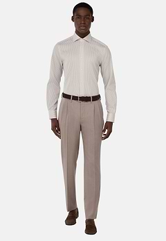 Striped Cotton Shirt Slim Fit