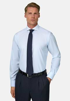 Striped Cotton Slim Fit Shirt
