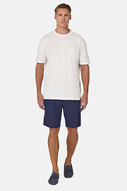 Bermudas in Linen, Blue, hi-res