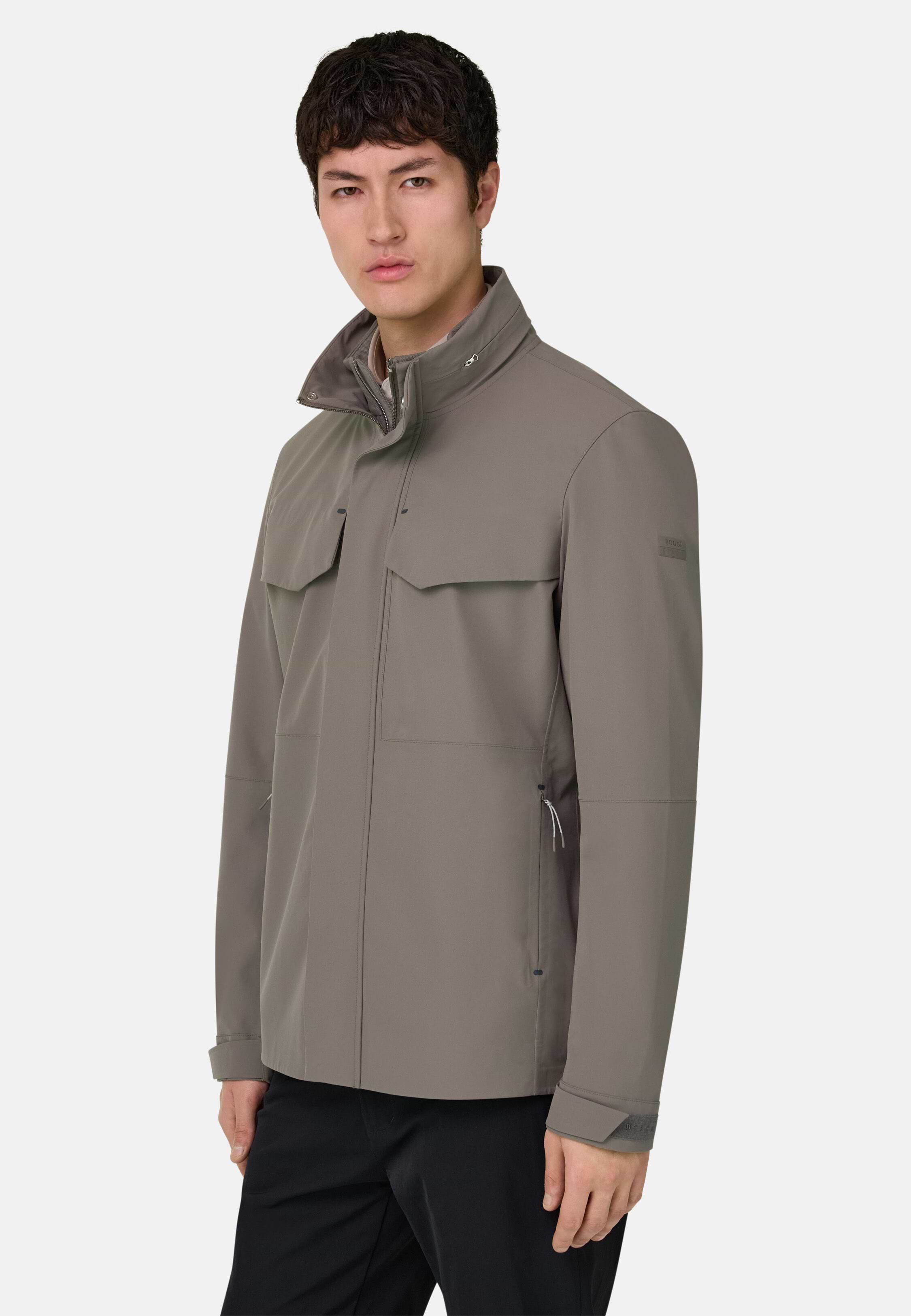 Men's Field Jacket In Technical Fabric | Boggi Milano
