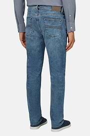 Niebieskie jeansy ze stretchem, Medium Blue, thumb, 3