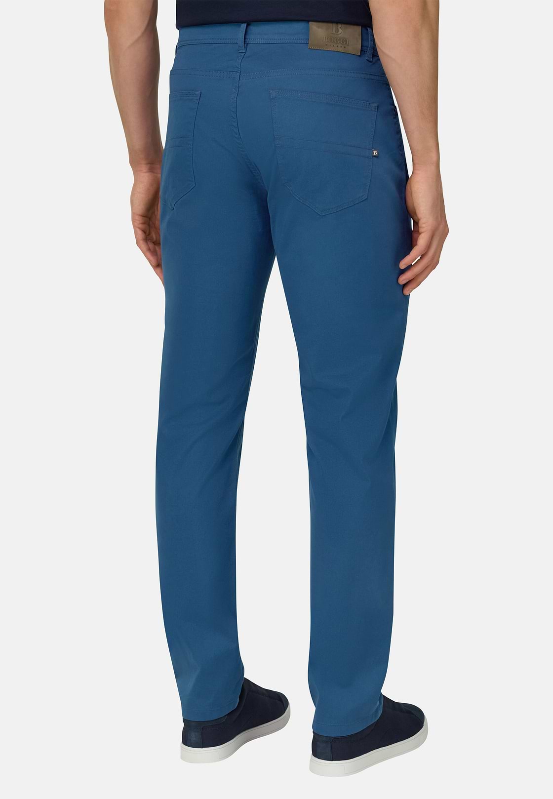 Cotton Tencel 5 Pockets, Air-blue, hi-res, 3