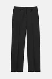 Technical Wool Trousers, Black, thumb, 1