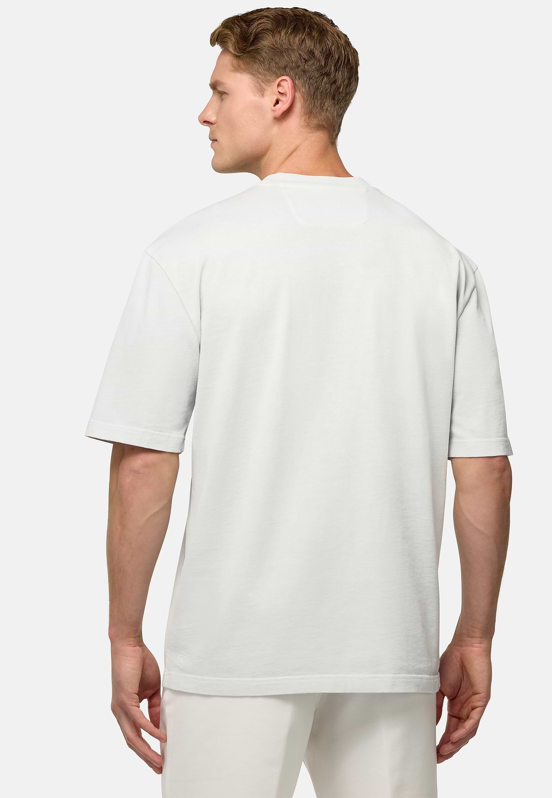 T-Shirt In Jersey Di Cotone, Ghiaccio, hi-res
