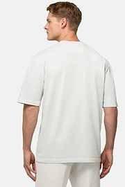 T-Shirt In Jersey Di Cotone, Ghiaccio, hi-res