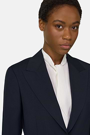 Pure Wool Jacket, Navy blue, thumb, 4