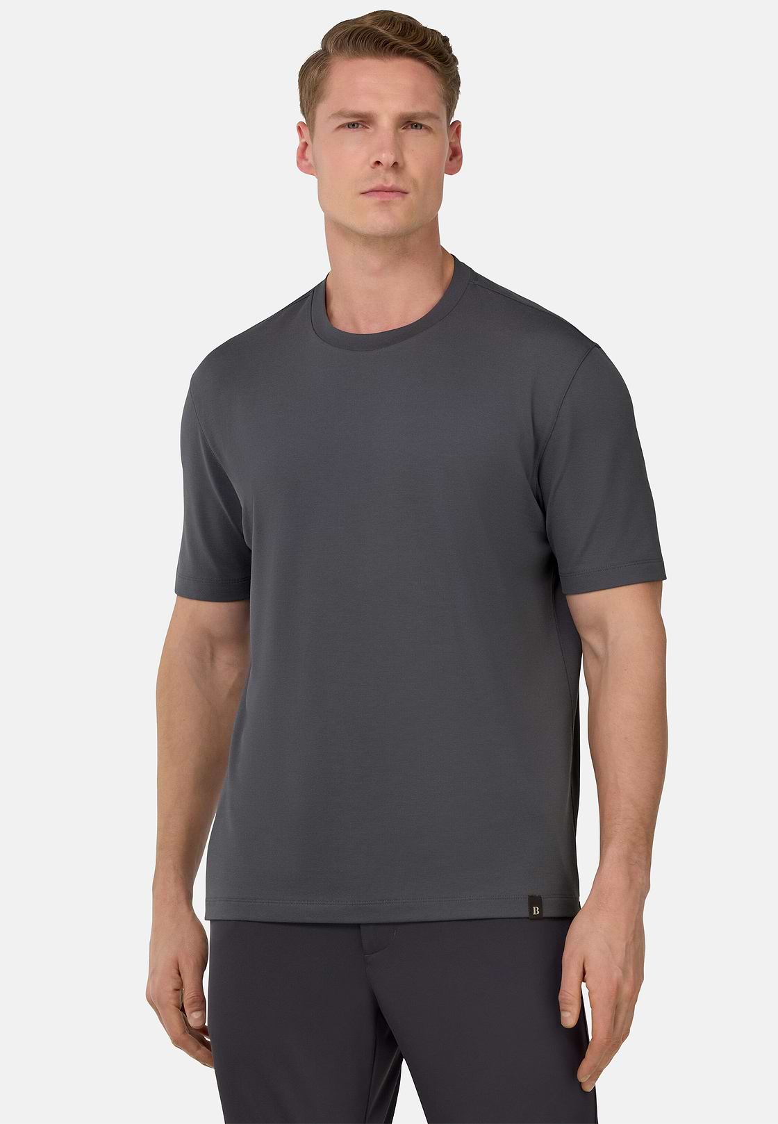 T-shirt En Piqué Performant S.Cafè®, Charbon, hi-res