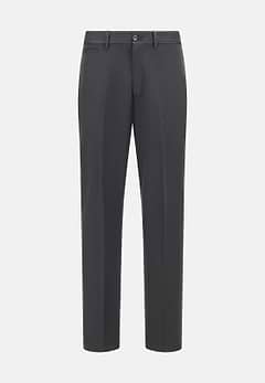 Pantaloni In Cotone Lino Elasticizzato