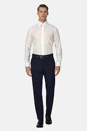 Camicia In Popeline Di Cotone Regular Fit, Bianco, thumb, 2