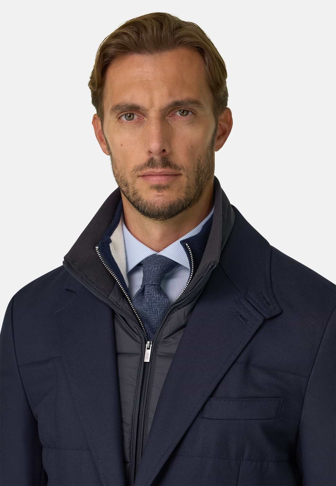 Jack Gemêleerd in Wol, Navy blue, hi-res, 3