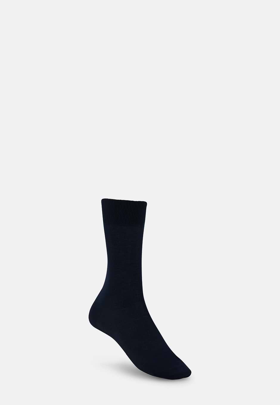 Cotton Socks, Blue, hi-res