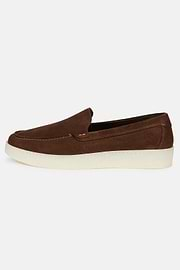 Suede Loafers, Brown, hi-res