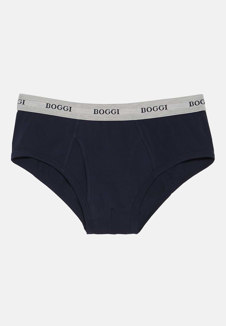 Stretch Cotton Jersey Briefs, Navy blue, hi-res