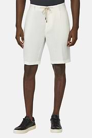 Bermudas in Linen, White, hi-res