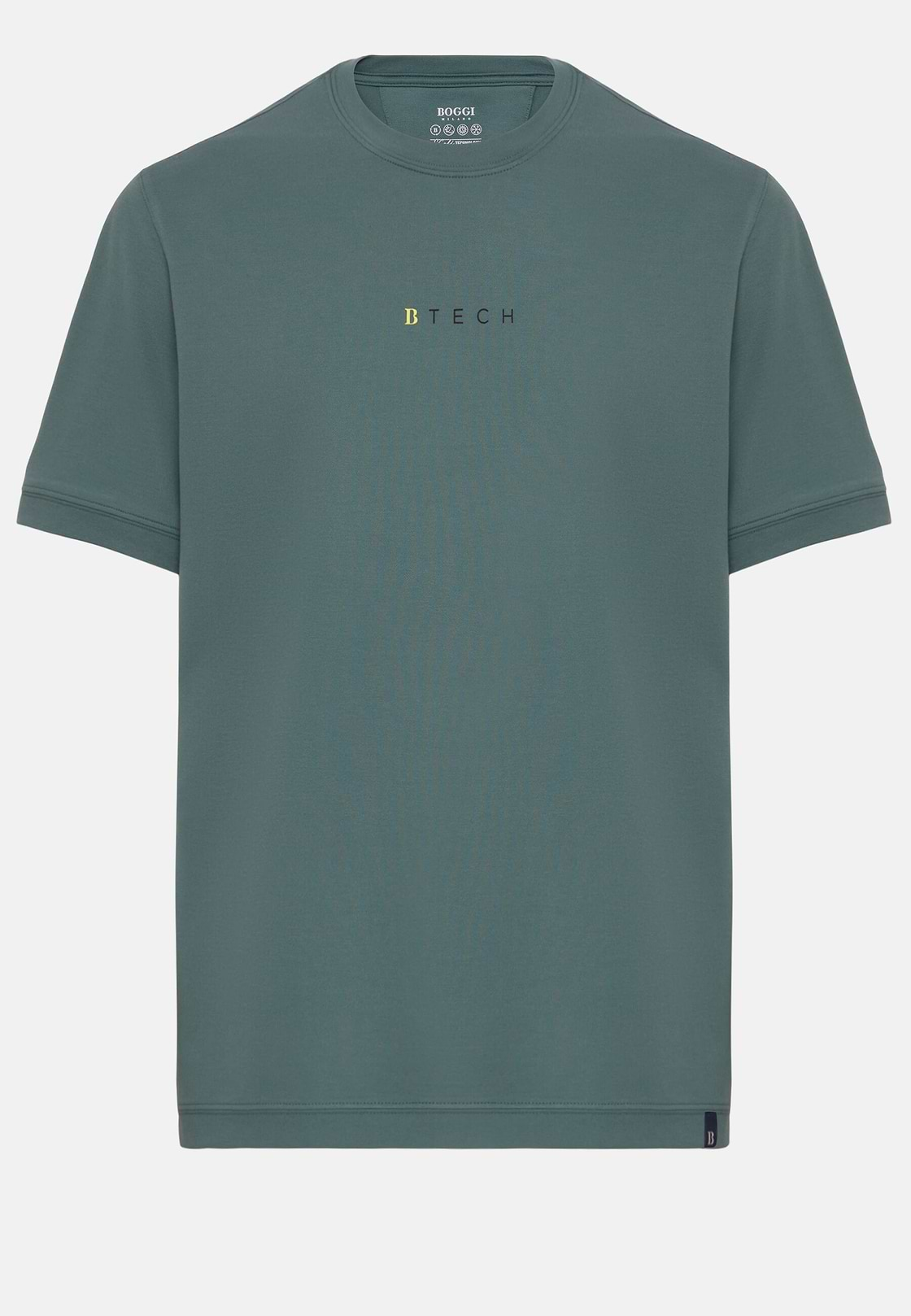 High-Performance Piqué Polo T-Shirt, Green, hi-res