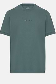 High-Performance Piqué Polo T-Shirt, Green, hi-res