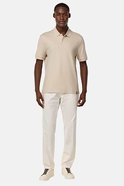Jersey Polo Shirt, Sand, hi-res
