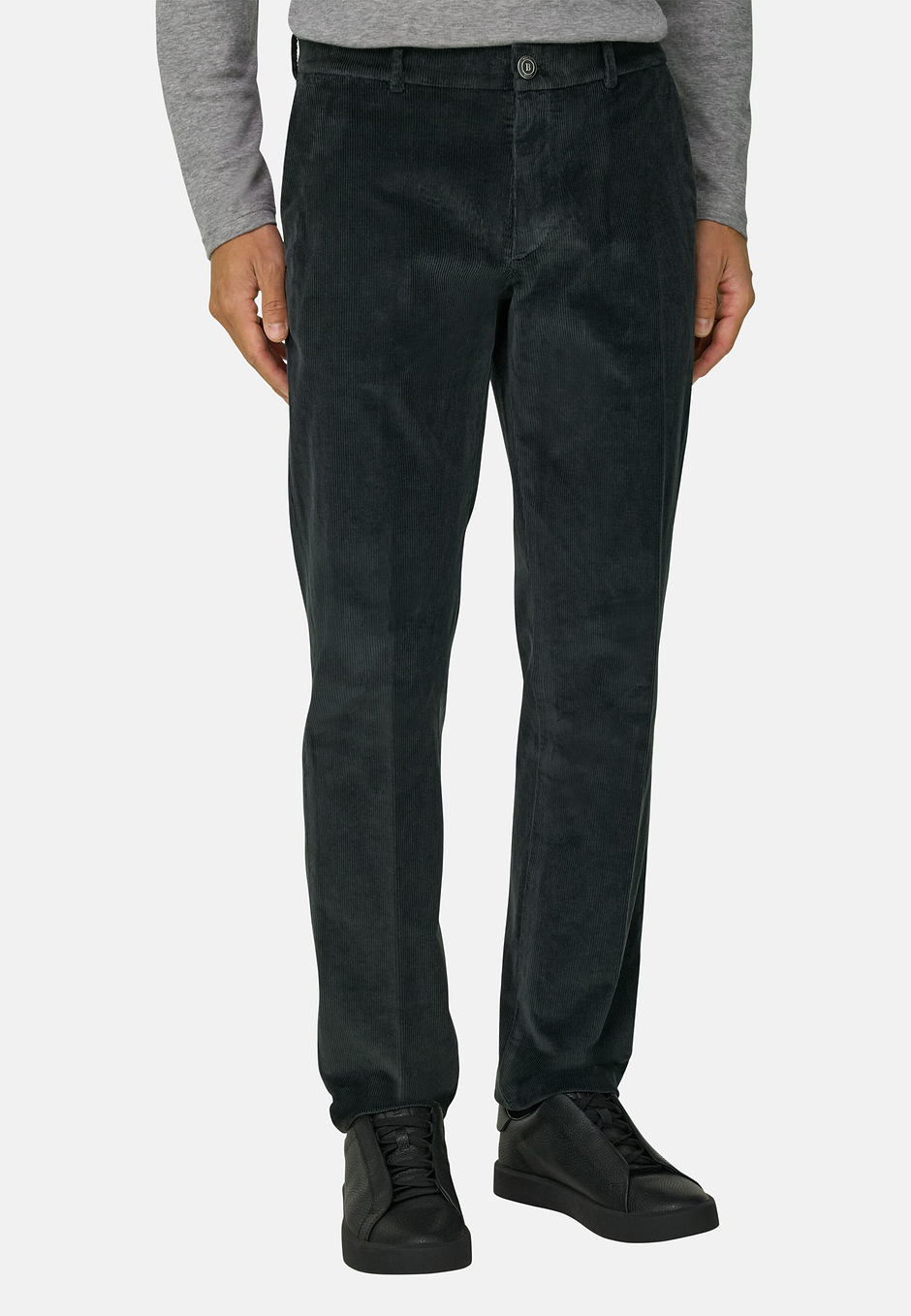 Stretch Velvet Trousers, DKGE, hi-res