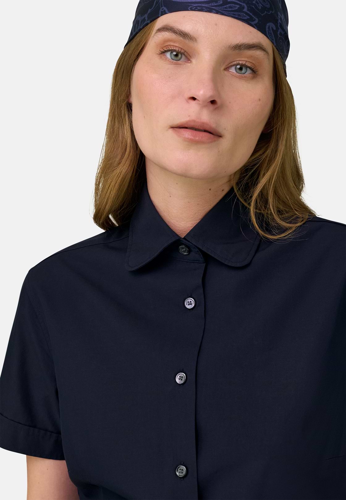 Hemd Aus Baumwolle Regular Fit, Navy blau, hi-res, 4