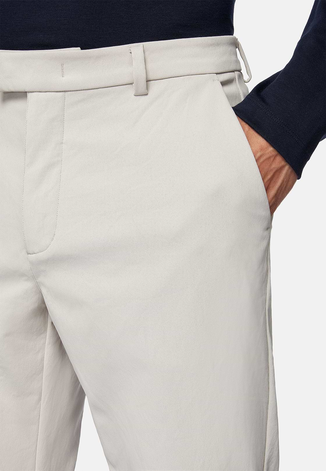 B Tech Trousers in Stretch Technical Fabric, Sand, hi-res