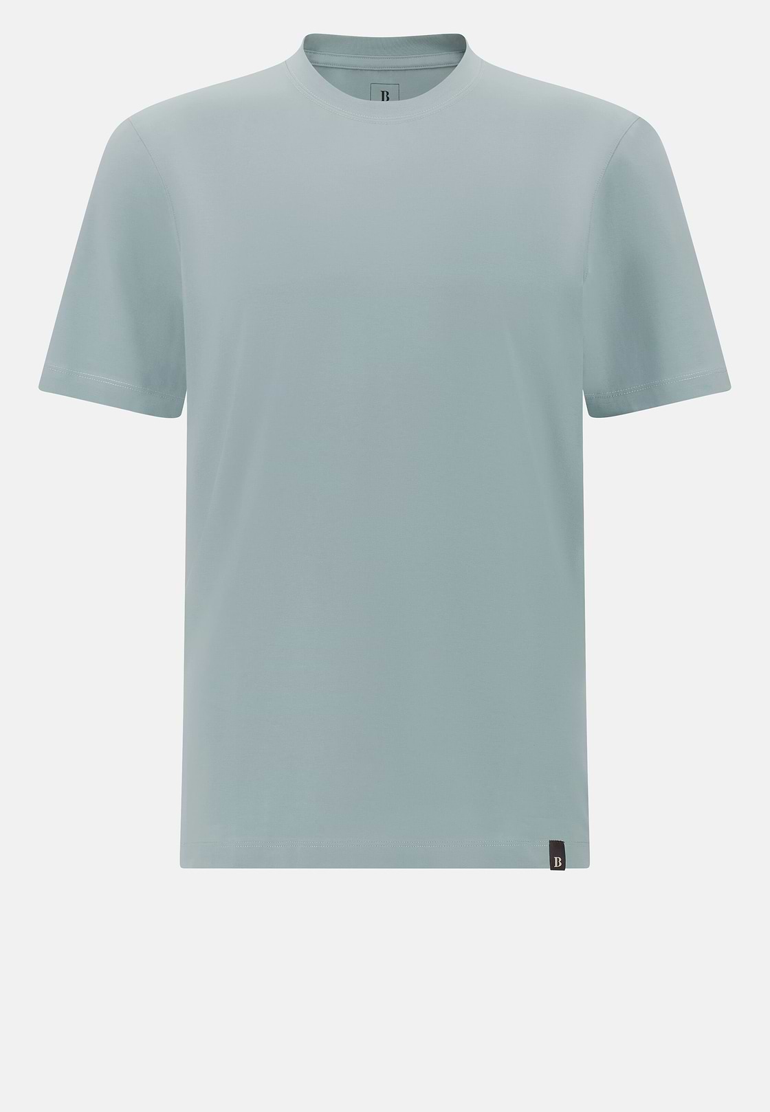 T-shirt En Coton Supima Extensible, Vert Clair, hi-res