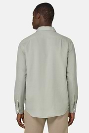 Regular Fit Tencel Linen Shirt, Green, hi-res
