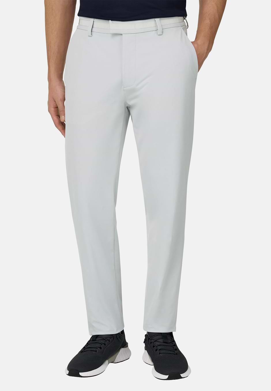 B-Tech Stretch Nylon Trousers, Ice, hi-res