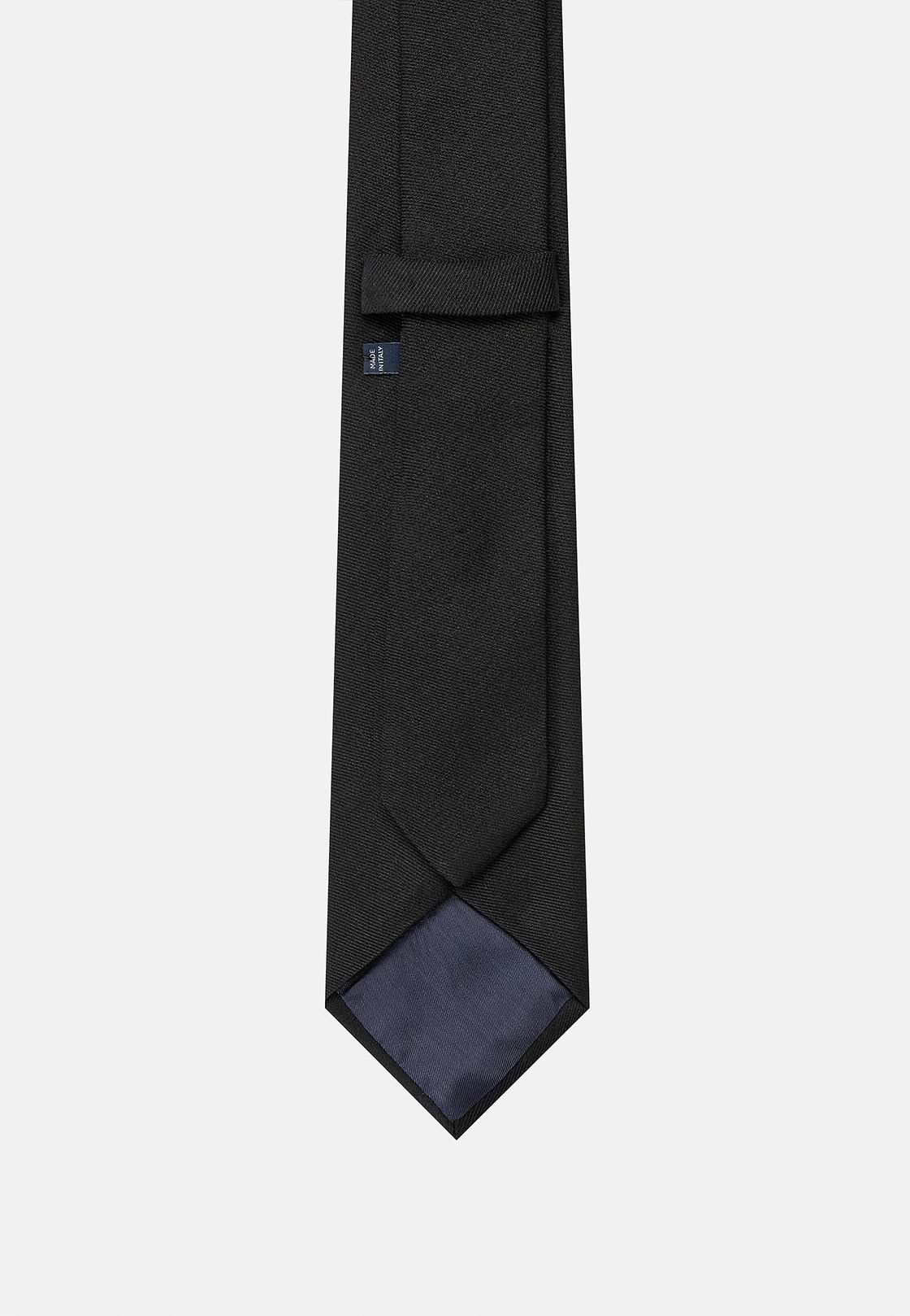 Wool Blend Tie, Black, hi-res