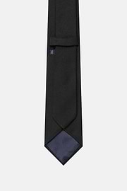 Wool Blend Tie, Black, hi-res