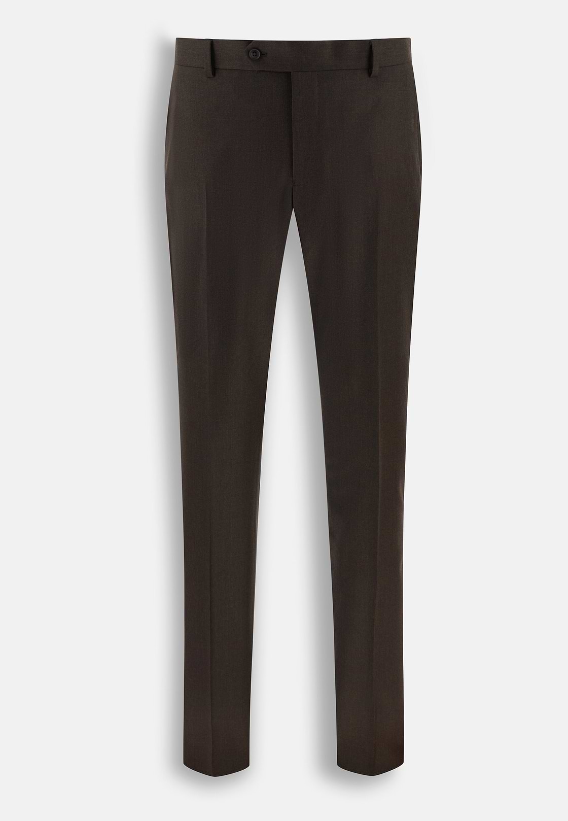 Suit in Wool Mélange, Dark brown, hi-res, 8