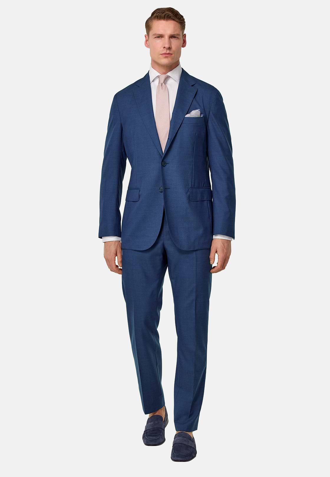 Pure Tropical Wool Suit, Indigo, hi-res, 2