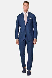 Pure Tropical Wool Suit, Indigo, thumb, 2