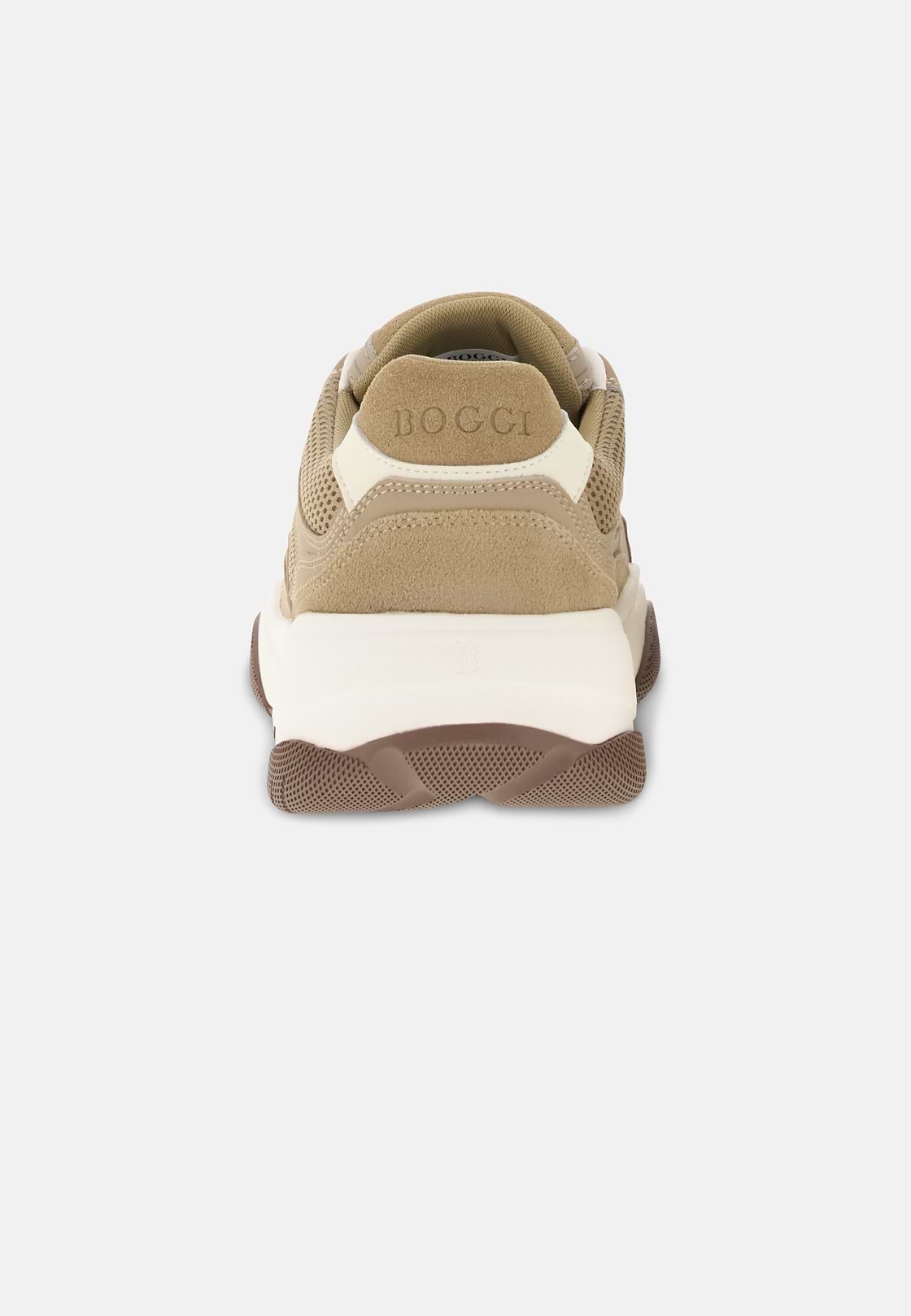 STORM Trainers in Leather and Technical Fabric, CAML, hi-res, 5