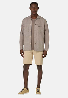 Veste Chemise en Coton et Lin