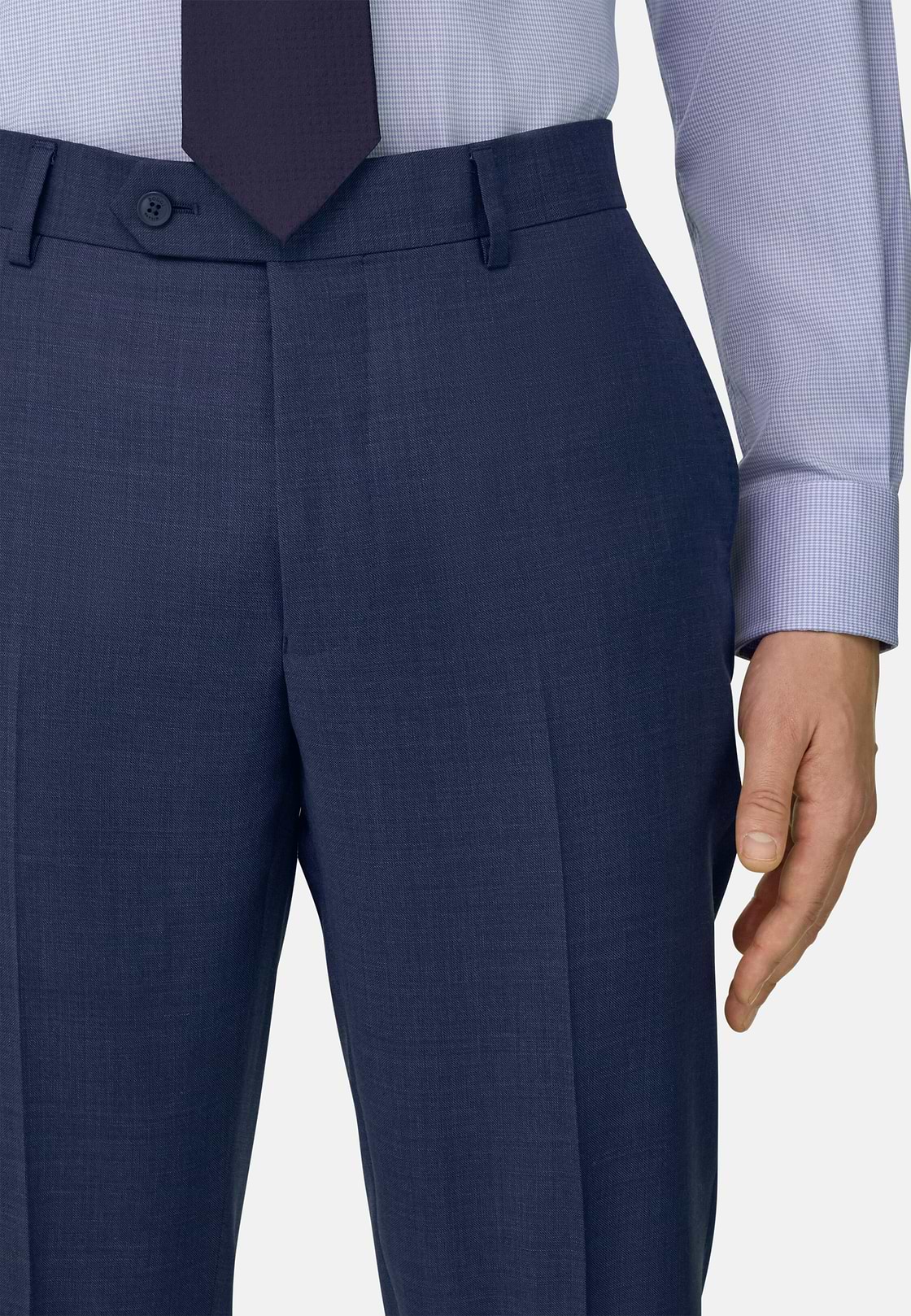 Anzug Aus Wolle, Blau, hi-res, 5