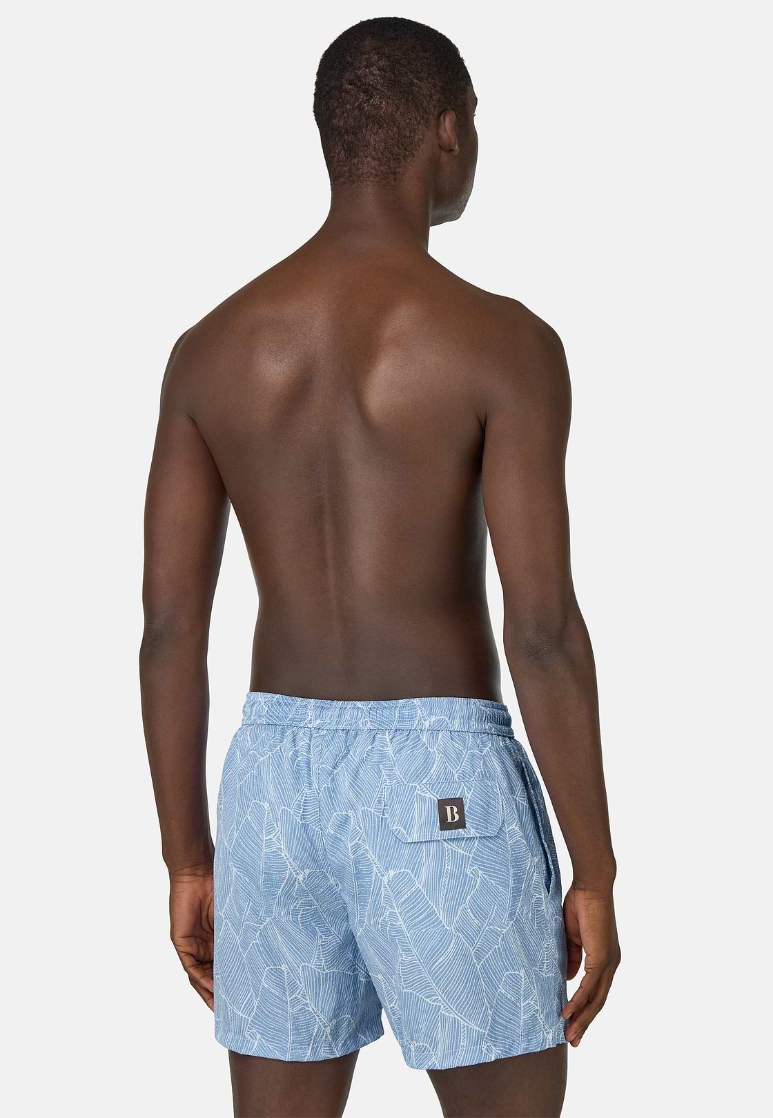 Maillot De Bain Imprimé Fantaisie, Bleu clair, hi-res