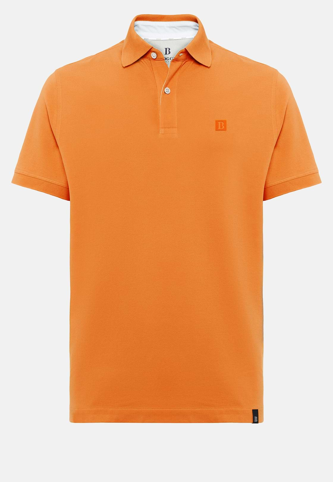 Cotton Piqué Polo Shirt, OCHRE, hi-res